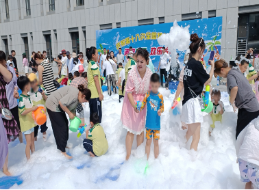 图为抚顺市特奥日活动现场